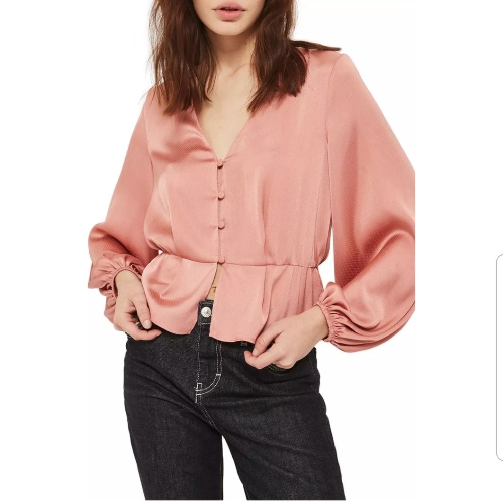 NWOT Emilia Blouson Sleeve Blouse